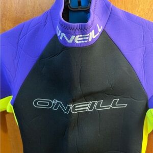 O'Neill Purple and Black Men's Wetsuit Top